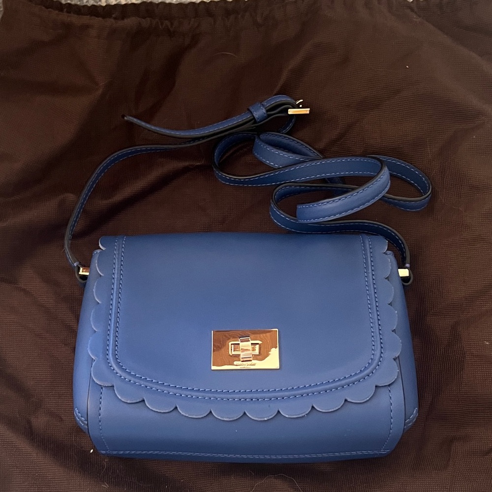 NWOT Kate Spade Blue Leather Maple Court Shoulder Bag